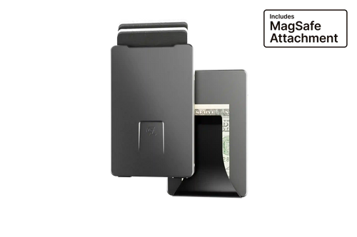 Groove Wallet® with MagSafe Plate - Gun Metal