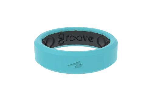 Zeus Aqua Thin Ring